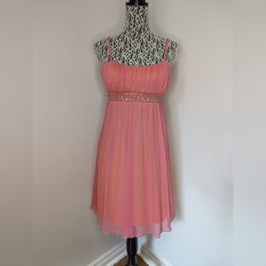 City Triangle Midi Cocktail Dress!